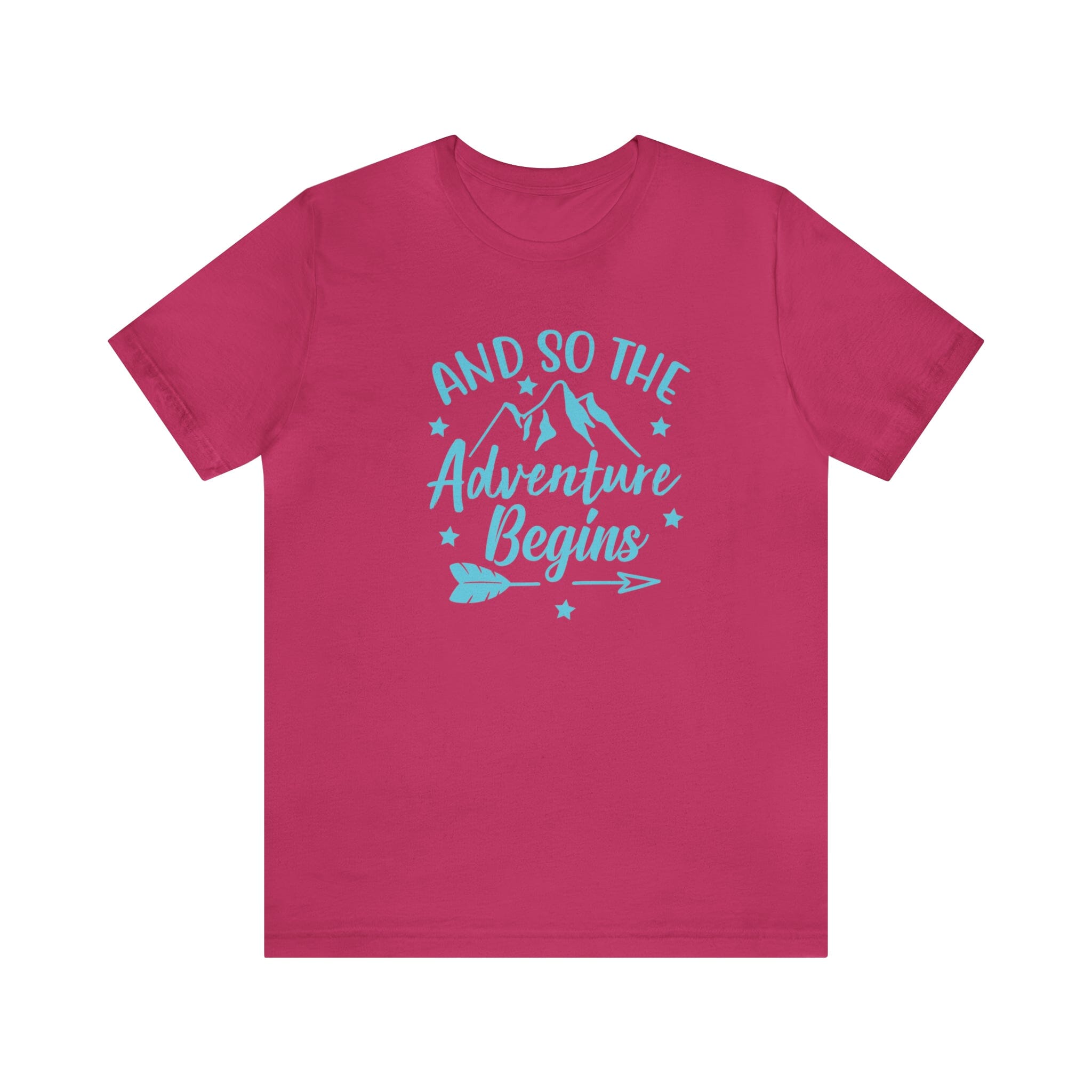 "And so the adventure begins" Bella Canvas Unisex Jersey Short Sleeve Tee