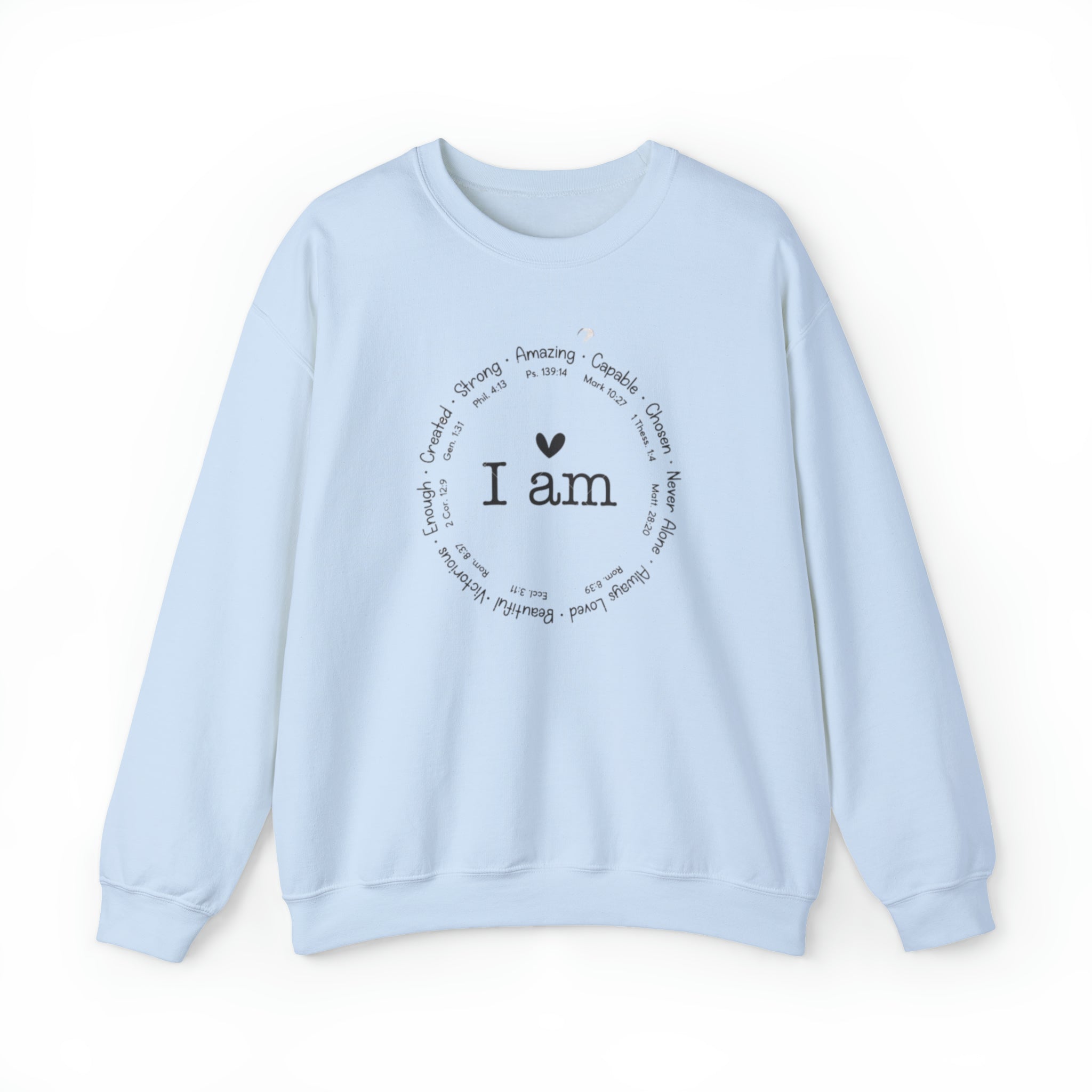 "I AM" Unisex Heavy Blend™ Crewneck Sweatshirt