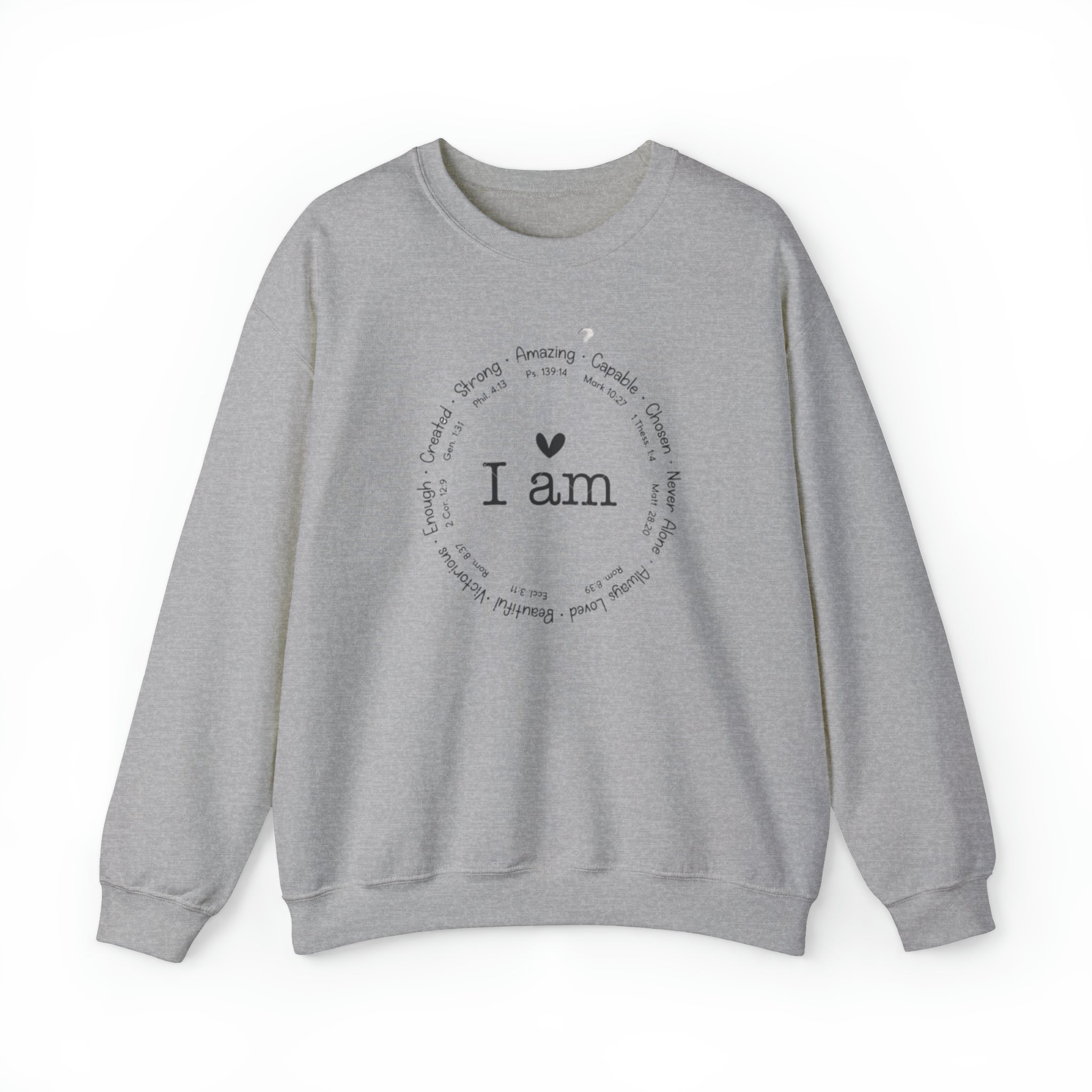 "I AM" Unisex Heavy Blend™ Crewneck Sweatshirt