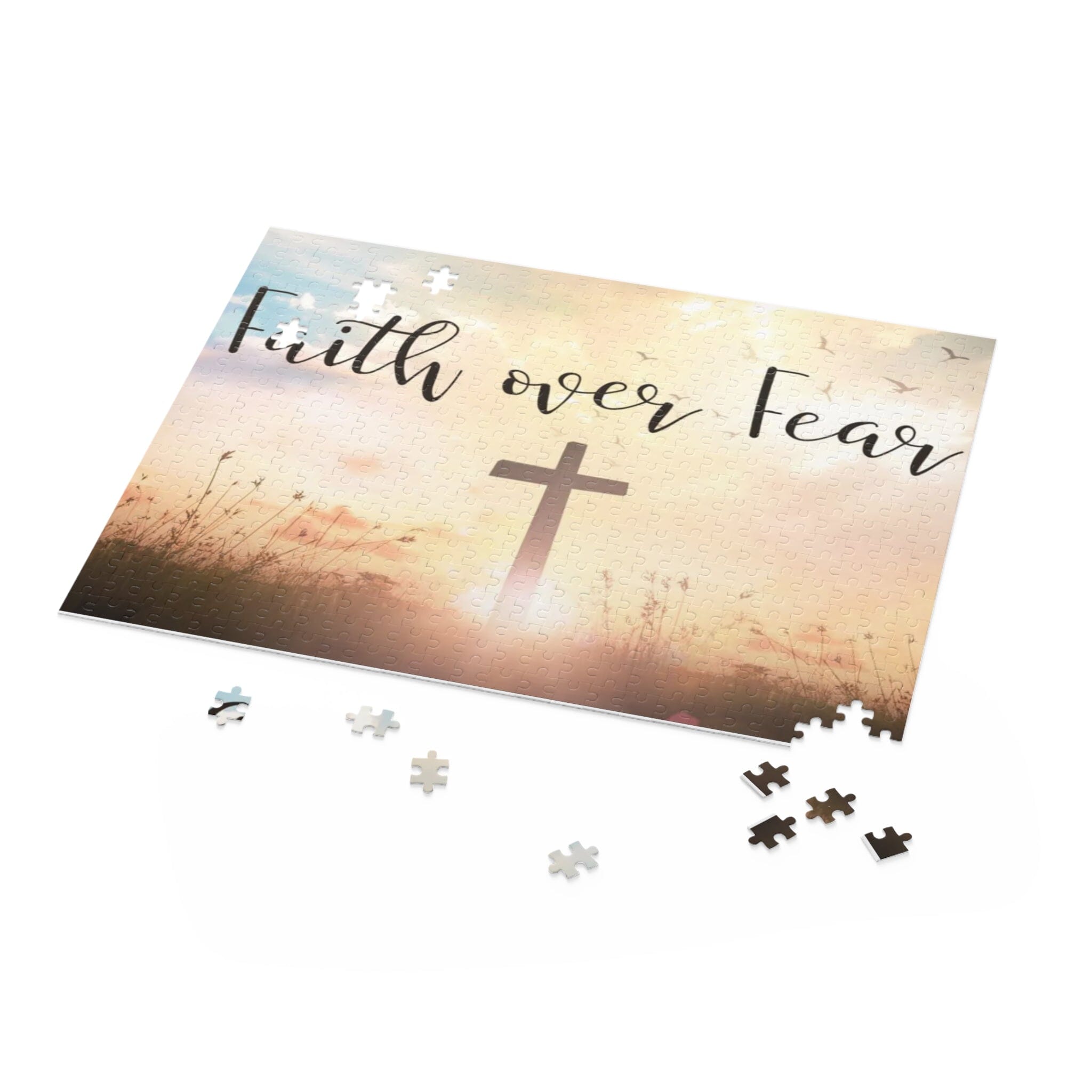"Faith Over Fear" 500 Piece Puzzle