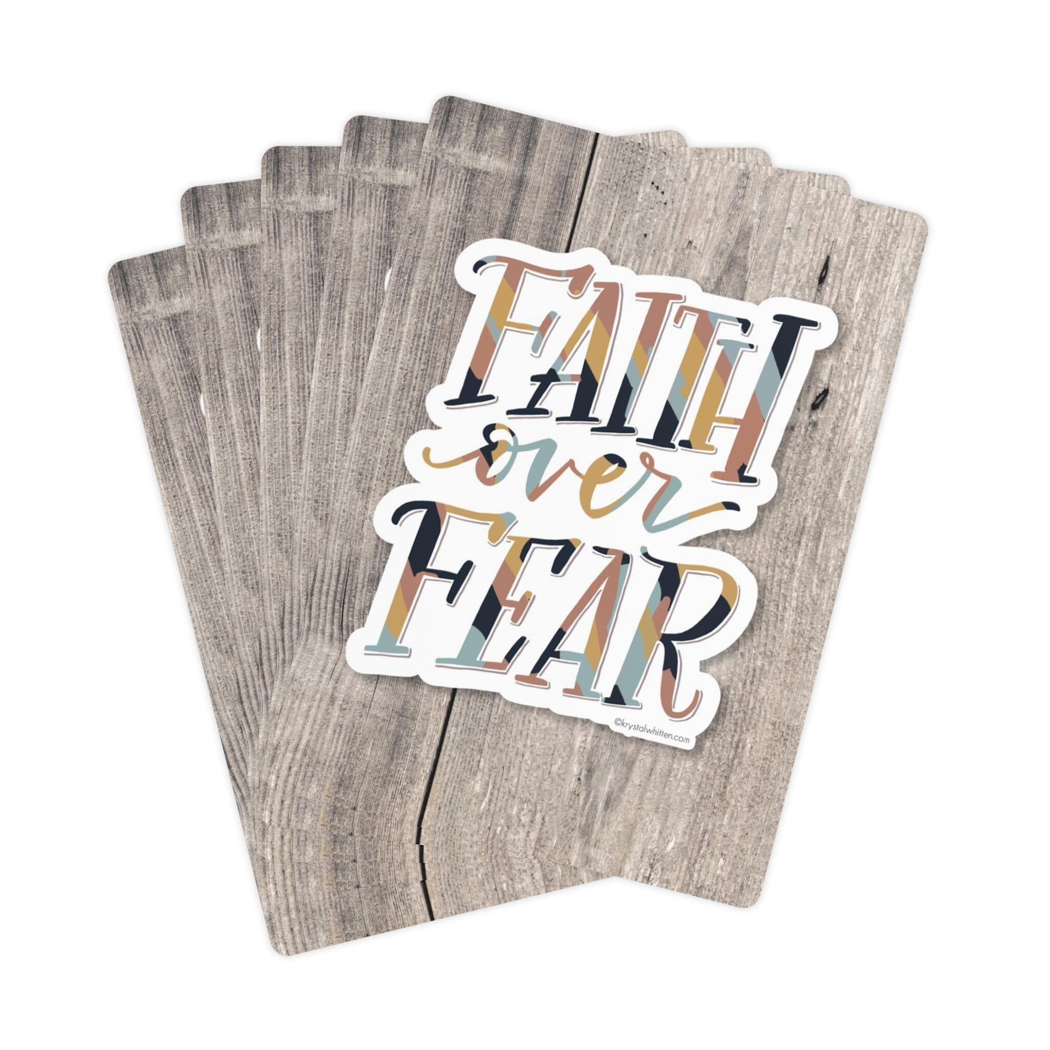 "Faith Over Fear" Playing Cards