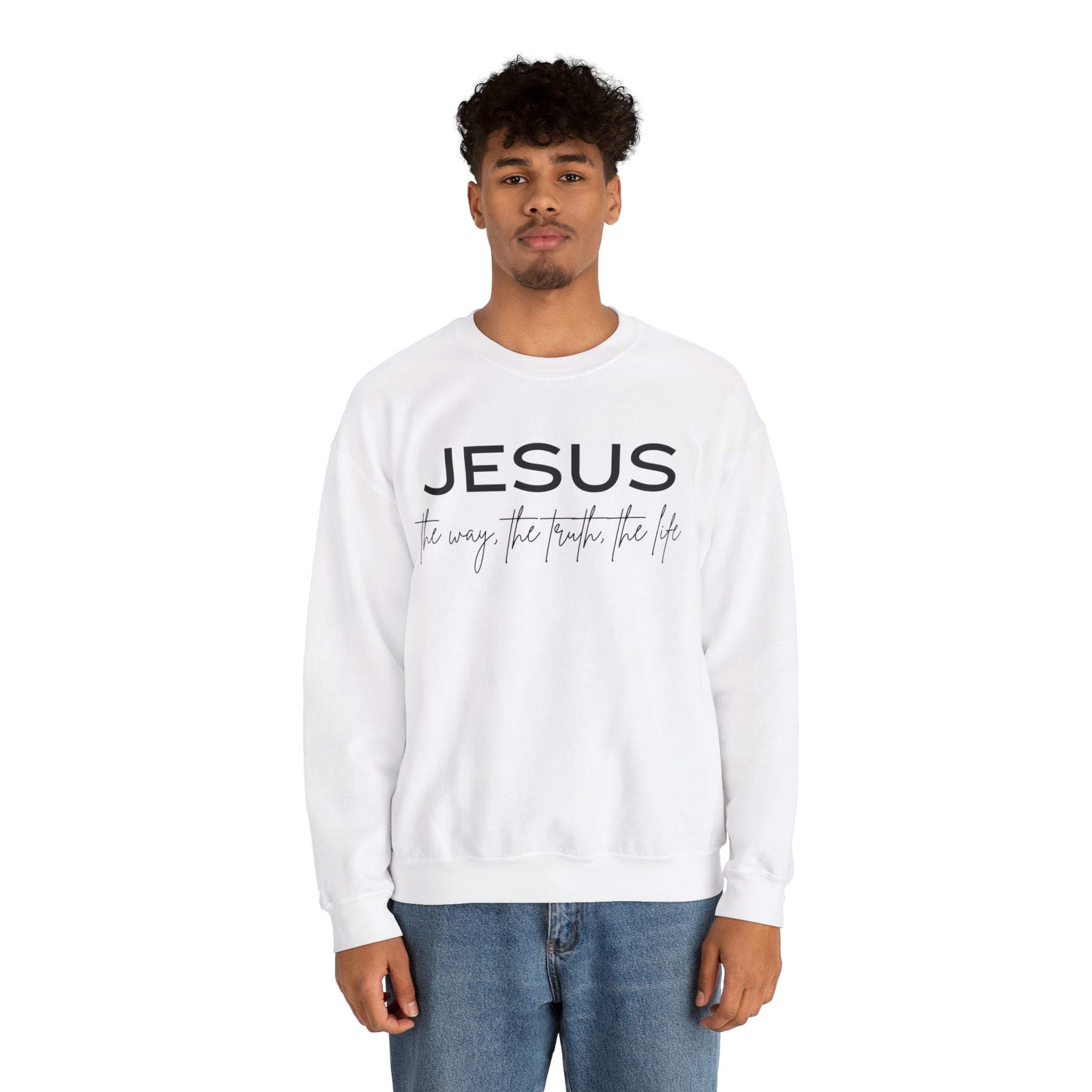 "Jesus" Unisex Heavy Blend™ Crewneck Sweatshirt