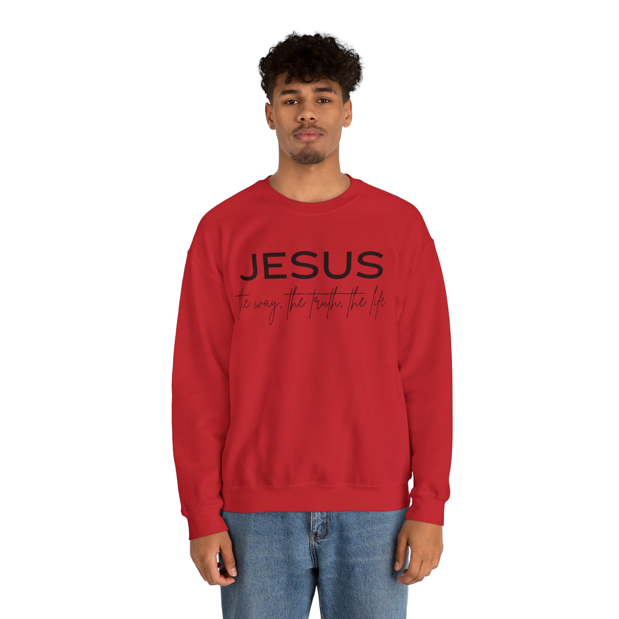 "Jesus" Unisex Heavy Blend™ Crewneck Sweatshirt