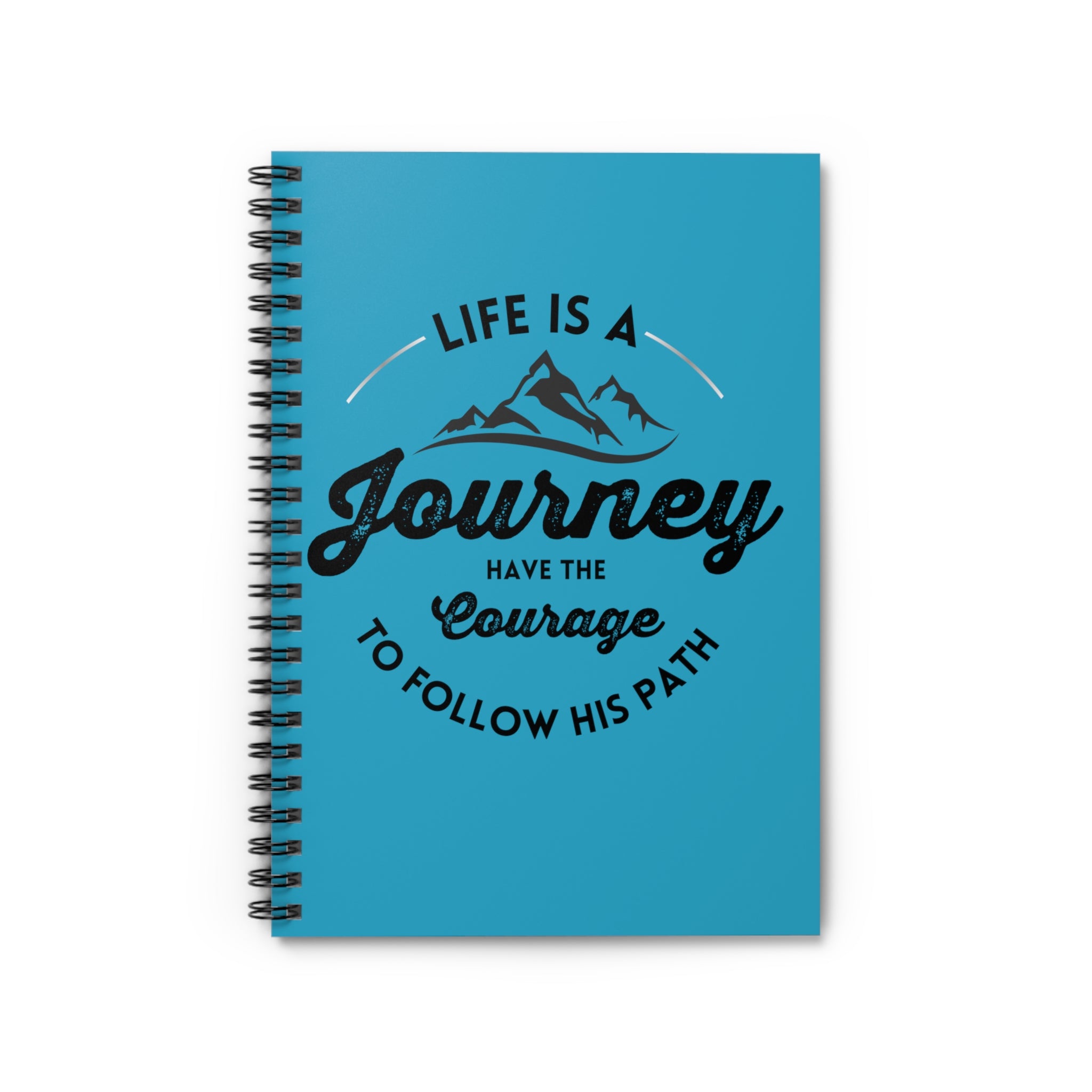 "Journey" Spiral Notebook - Ruled Line