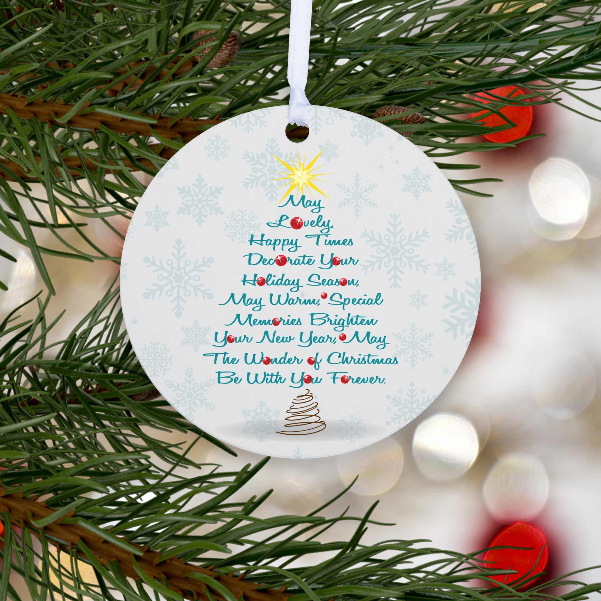 Wonder Christmas Tree Ornament by LifeSong Milestones