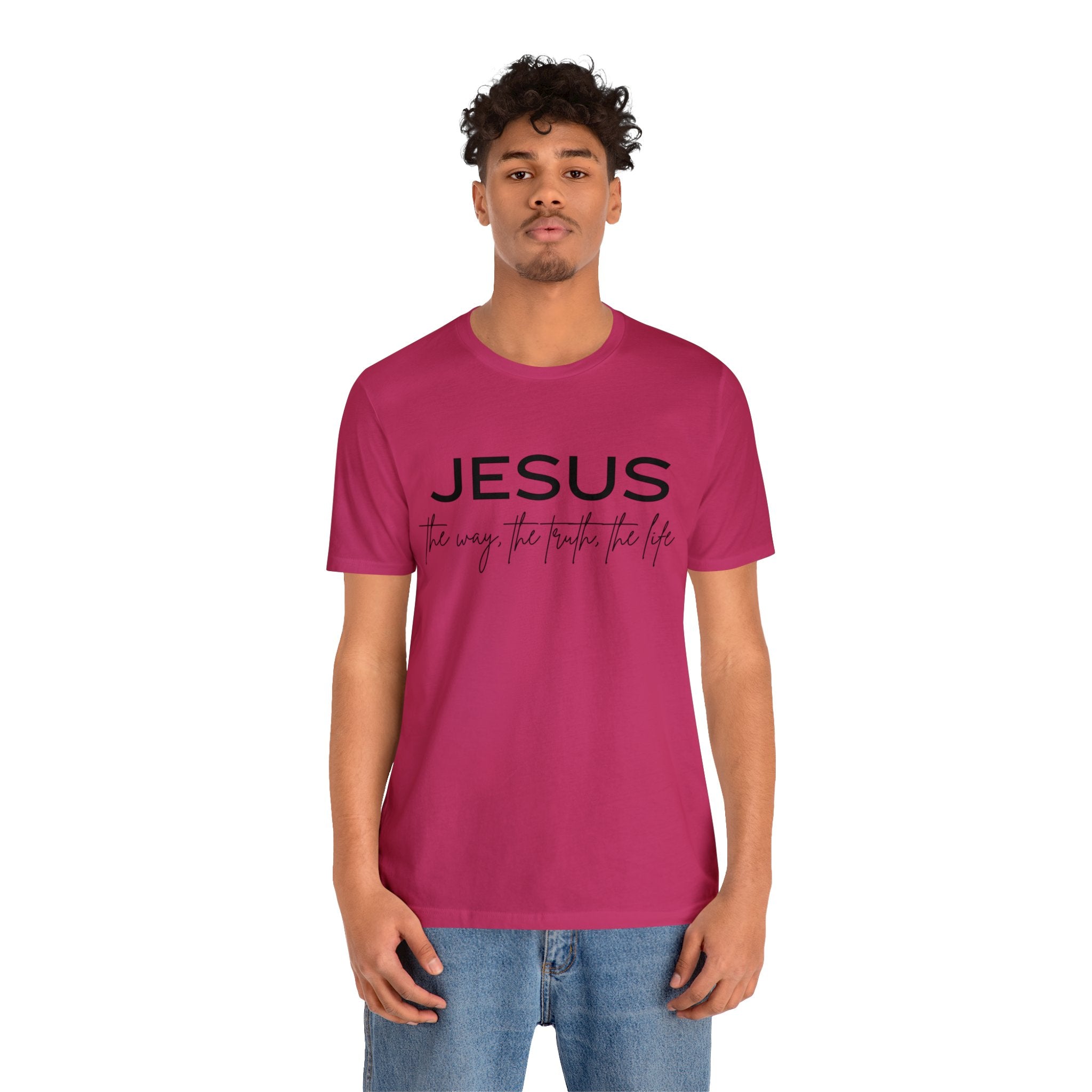 "Jesus" Unisex Jersey Short Sleeve Tee