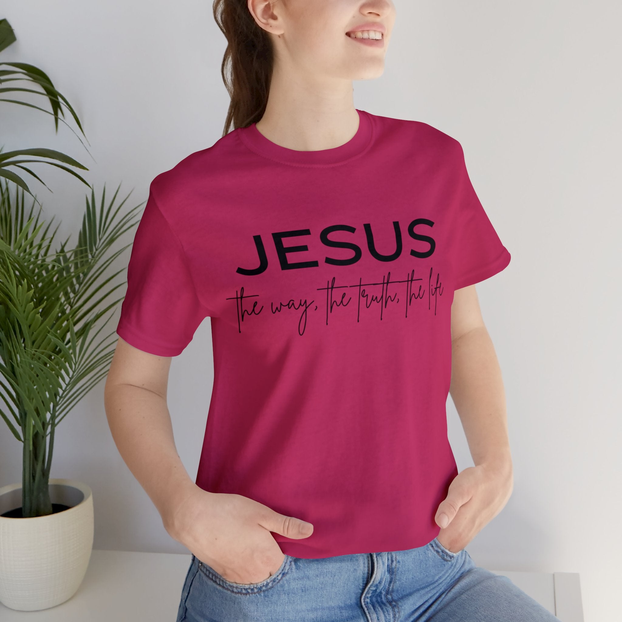 "Jesus" Unisex Jersey Short Sleeve Tee