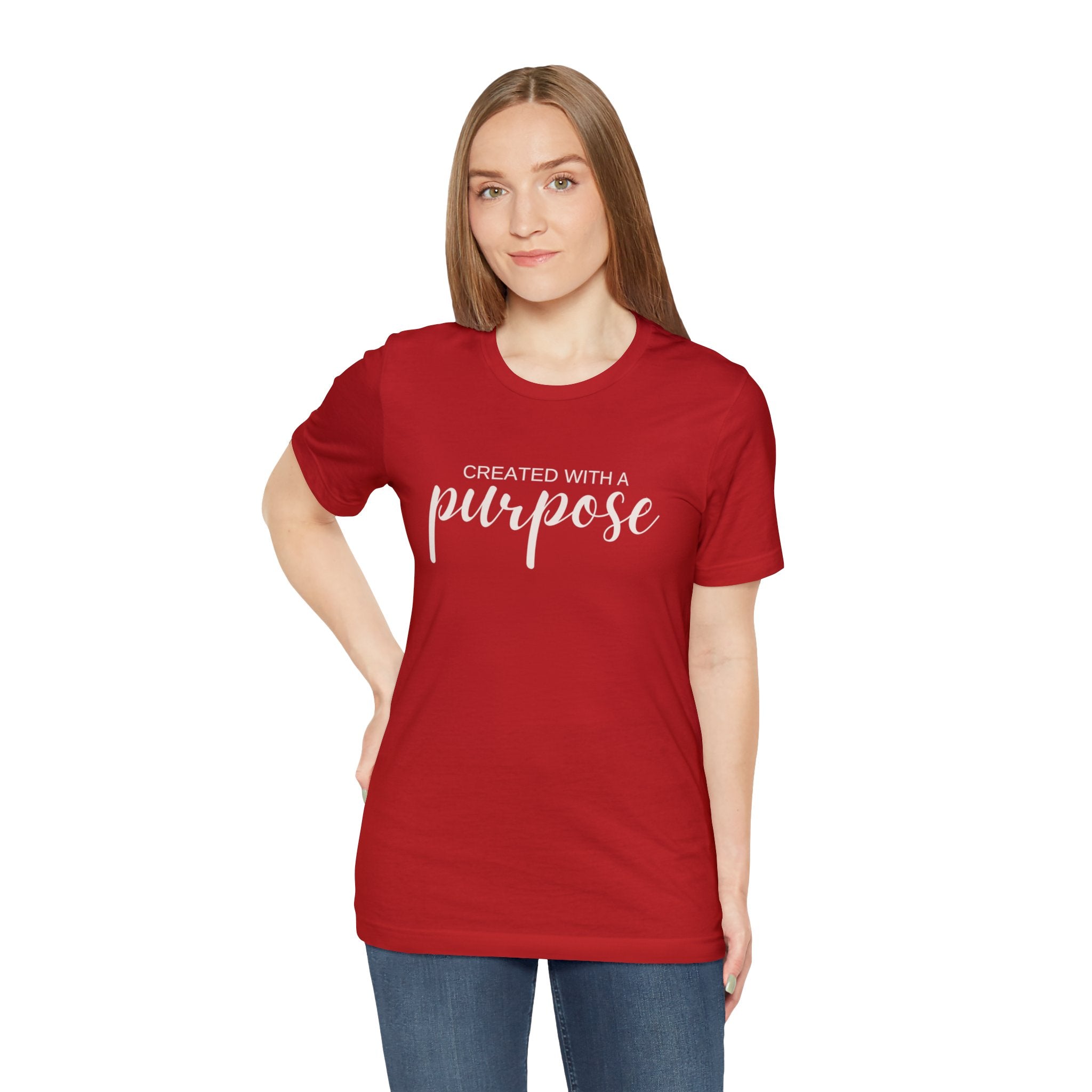 "Purpose" Unisex Jersey Short Sleeve Tee