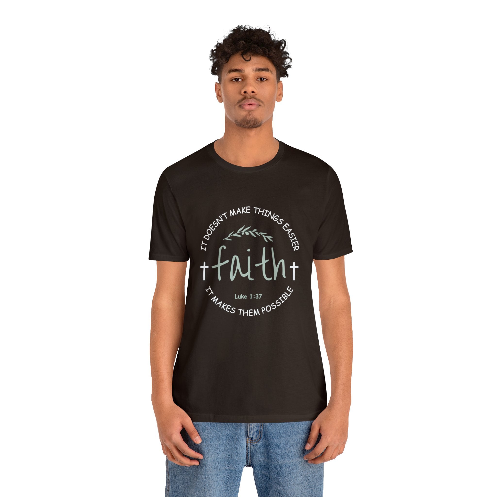 "Faith" Unisex Jersey Short Sleeve Tee