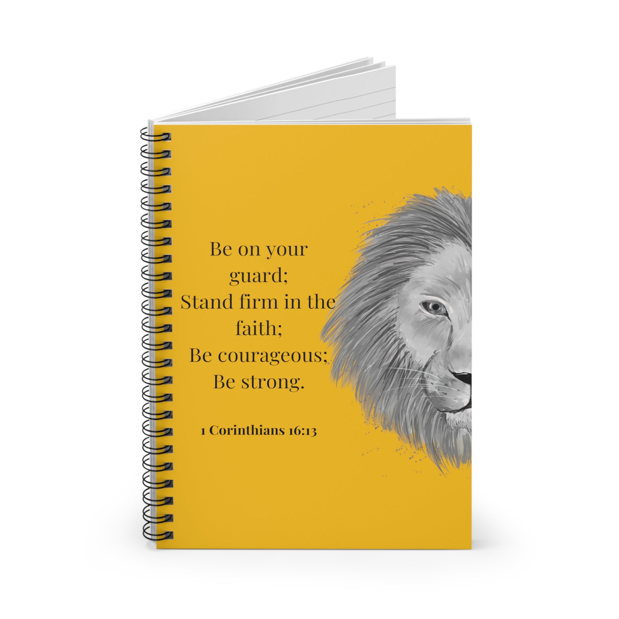"Courage" Spiral Notebook - Ruled Line