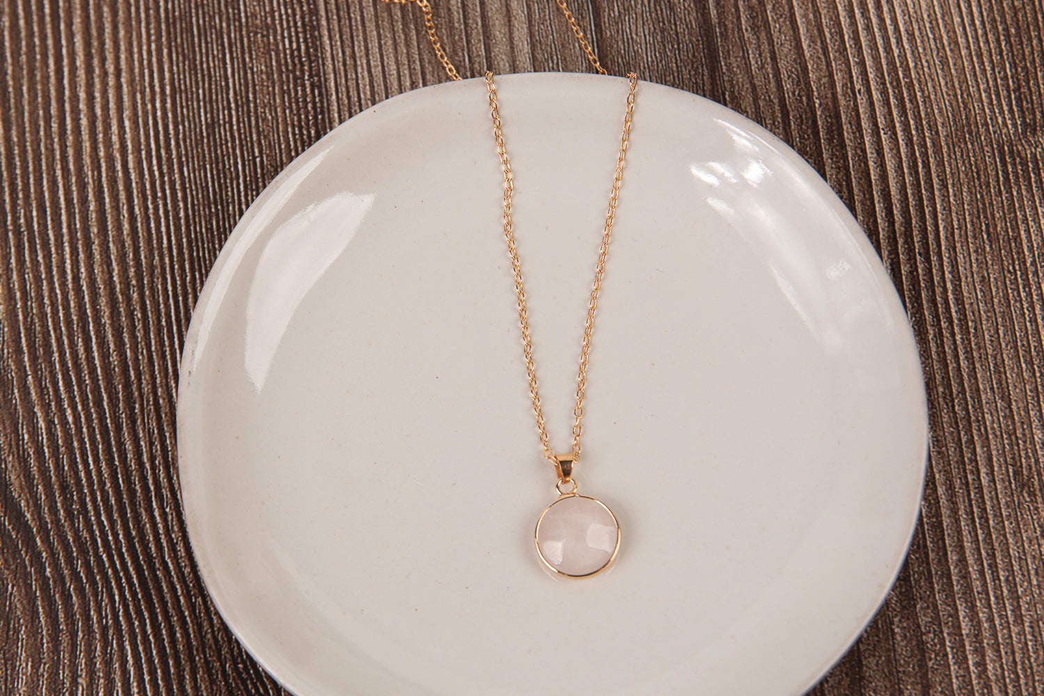 Pink Rose Necklace by Sanctuary Project