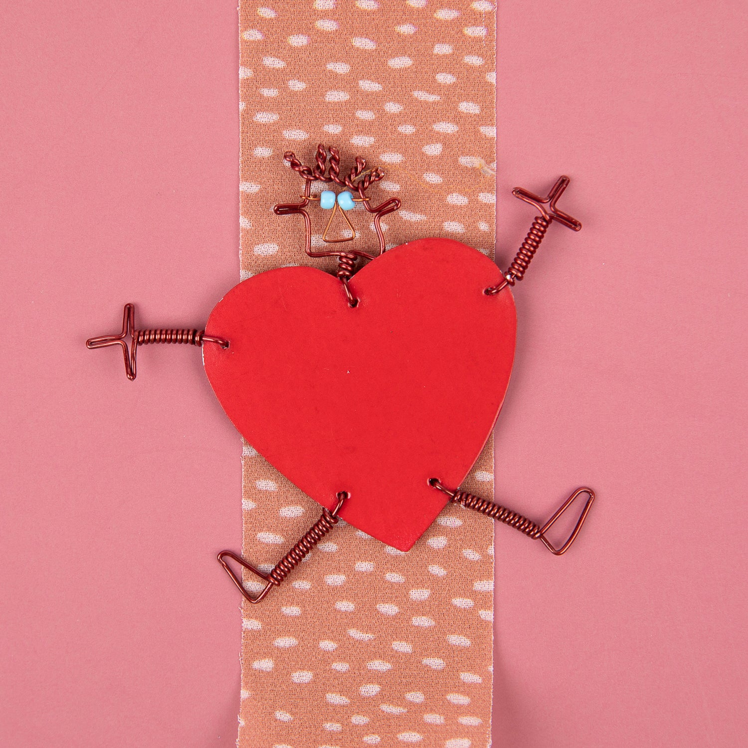 Recycled Heart Pin by Global Crafts