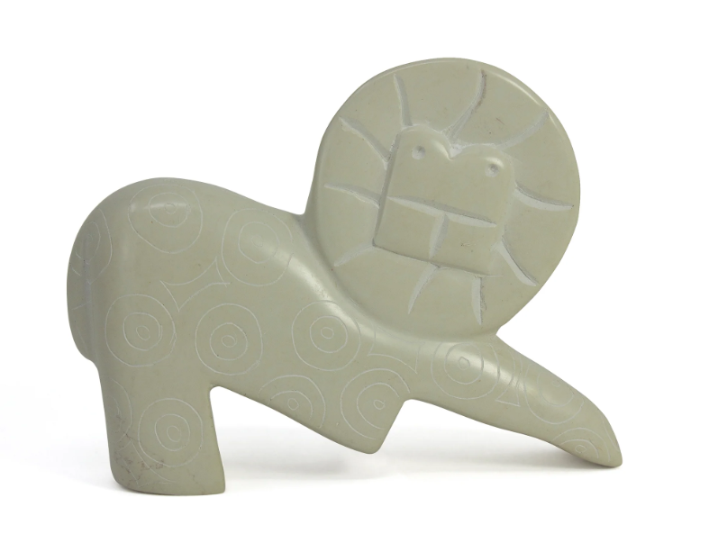 Soapstone Lion by Global Crafts