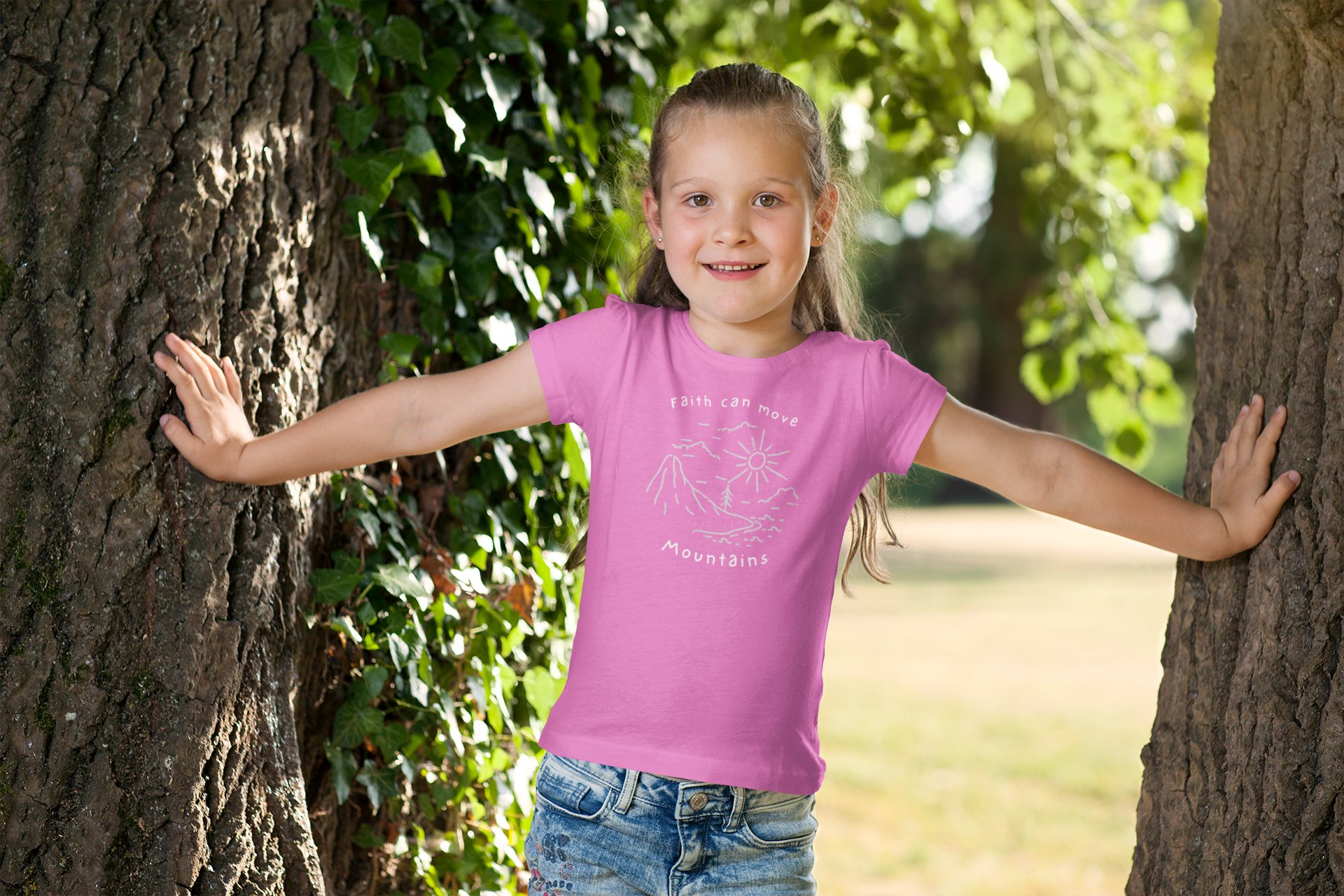 Bella+Canvas Faith can Move Mountains Youth Tee