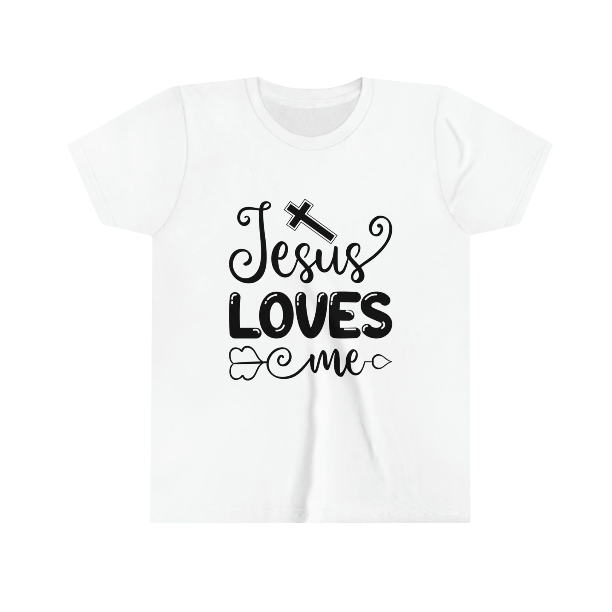 "Jesus Loves Me" Bella Canvas Youth Short Sleeve Tee