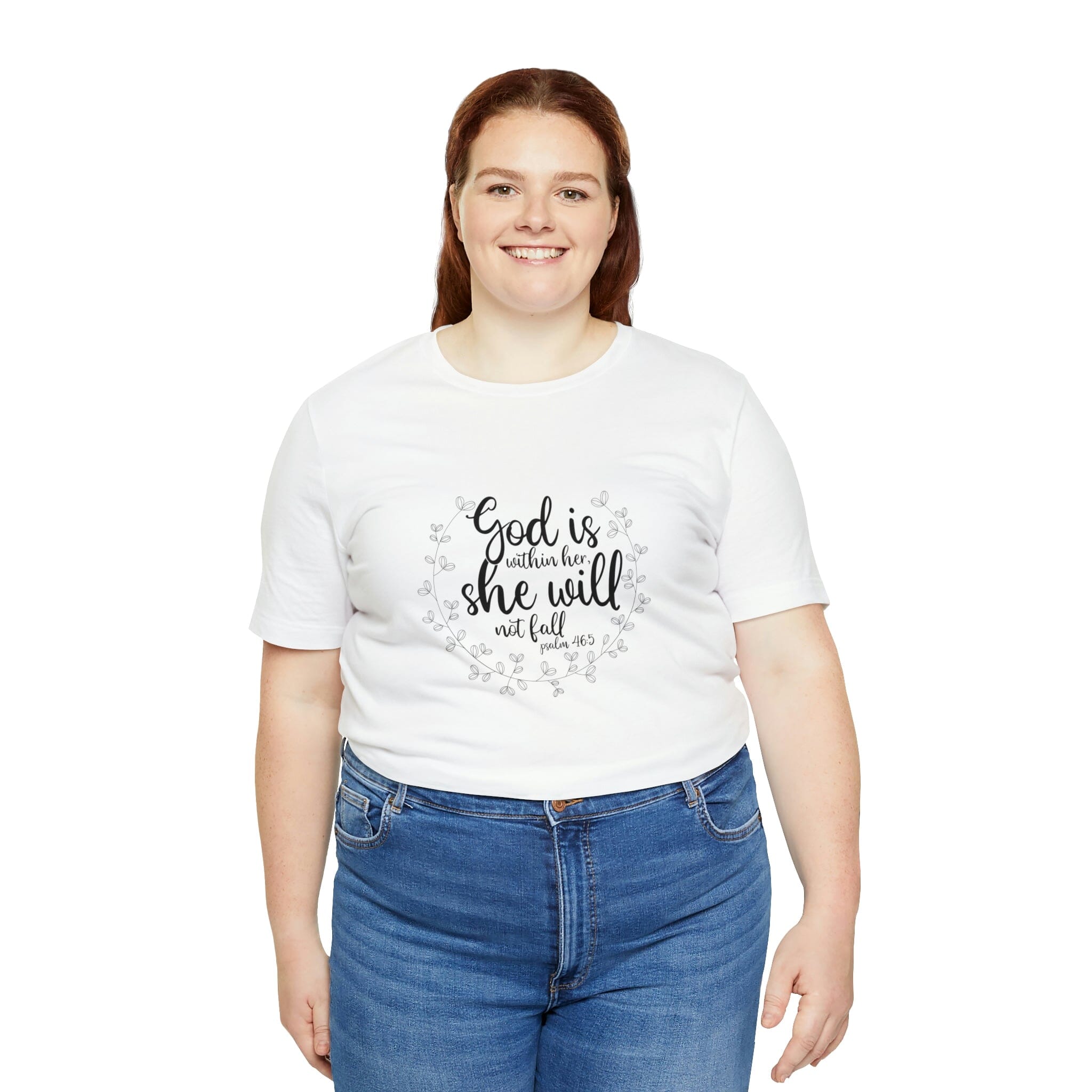 "God is Within Her" Bella Canvas Unisex Jersey Short Sleeve Tee