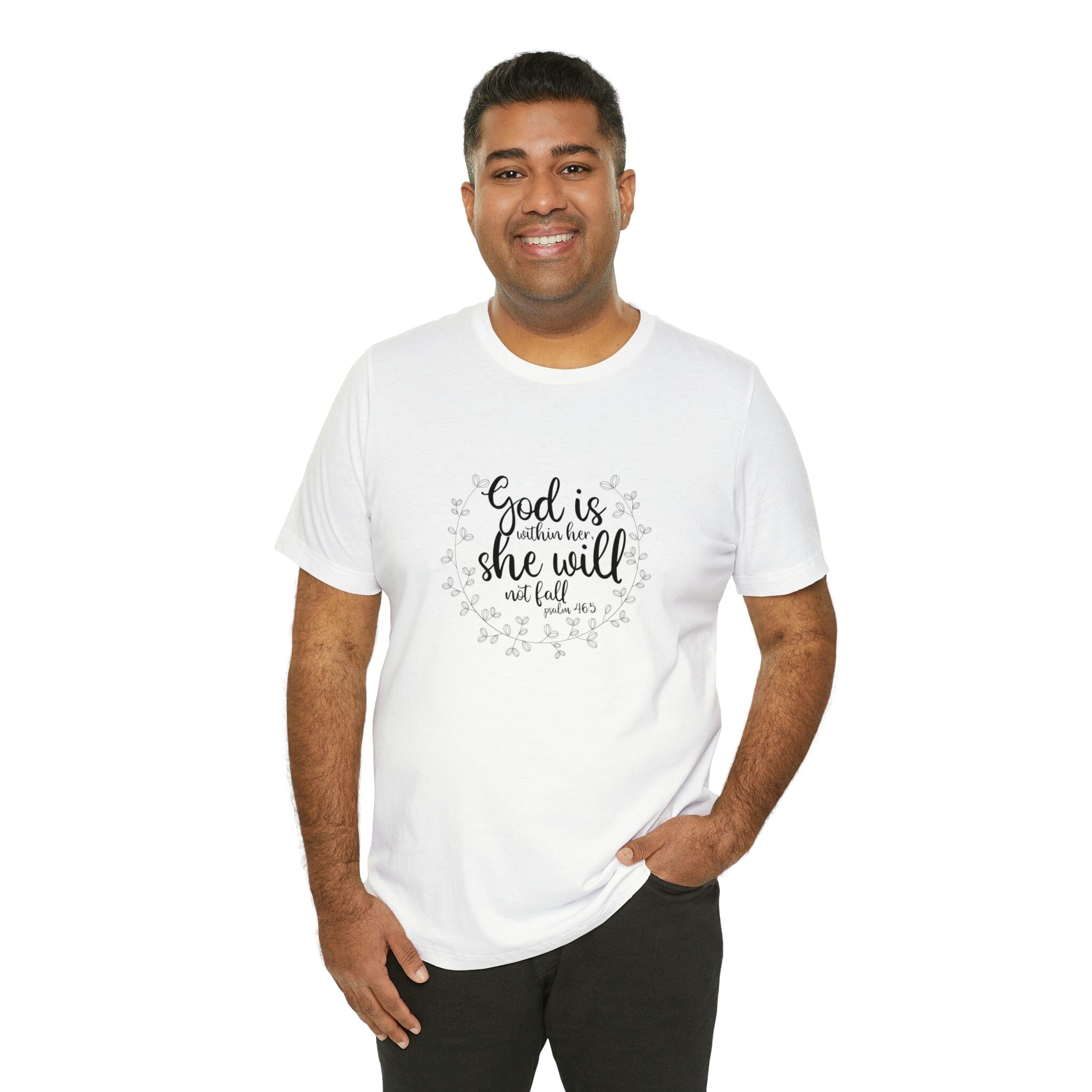 "God is Within Her" Bella Canvas Unisex Jersey Short Sleeve Tee