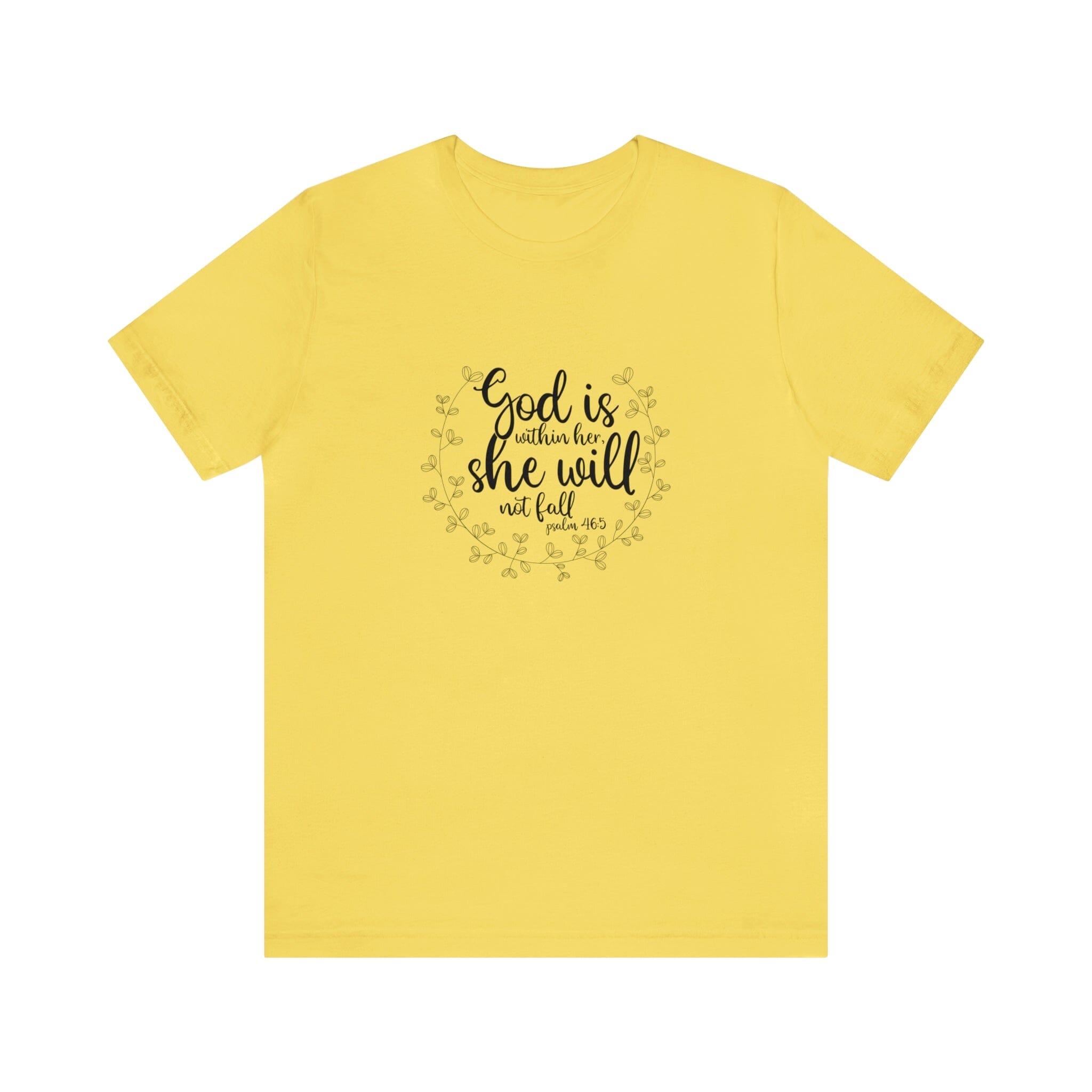 "God is Within Her" Bella Canvas Unisex Jersey Short Sleeve Tee