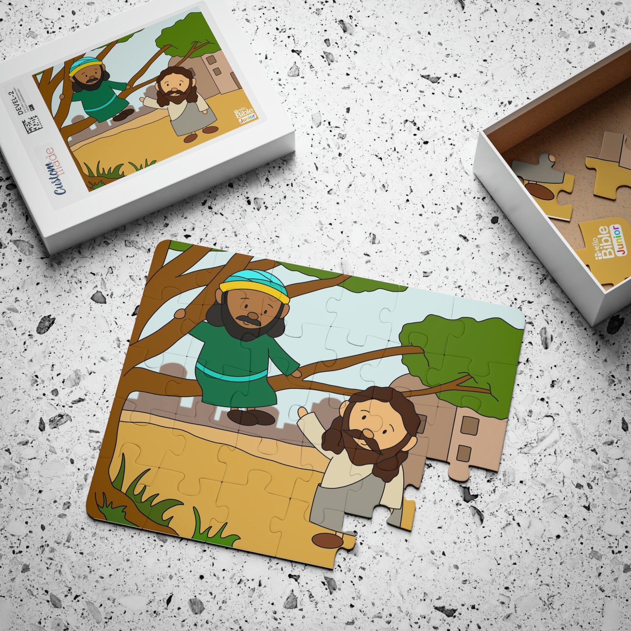 HelloBible Junior Jesus and Zacchaeus Puzzle, 30-Piece