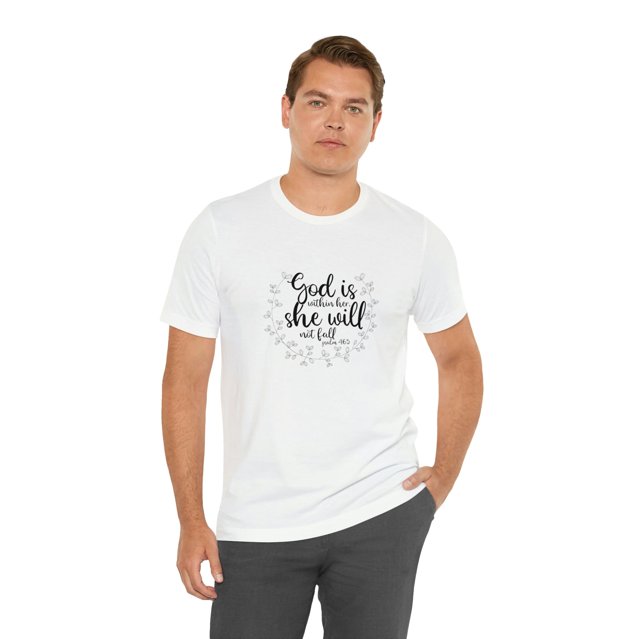 "God is Within Her" Bella Canvas Unisex Jersey Short Sleeve Tee