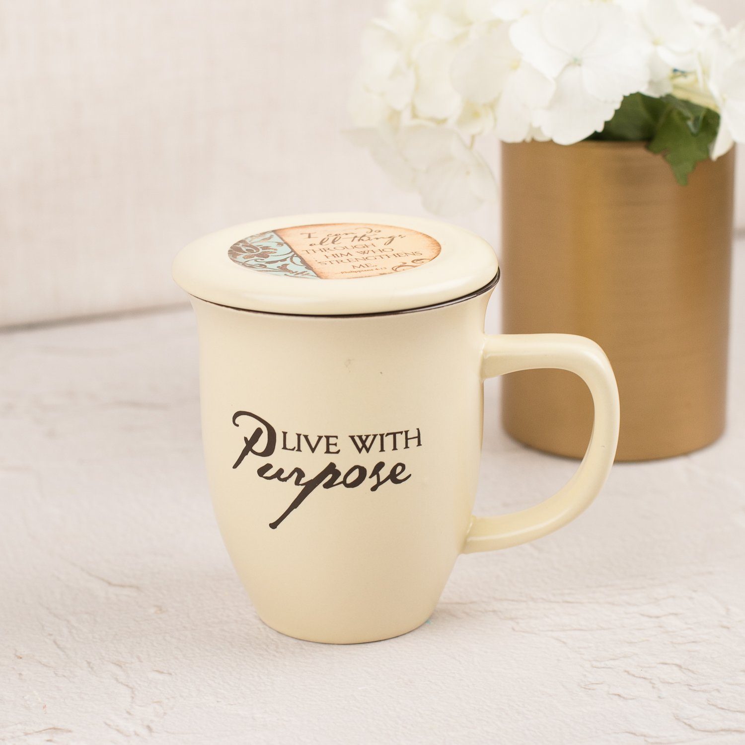 Mug and Coaster Boxed Set - "Live with Purpose”