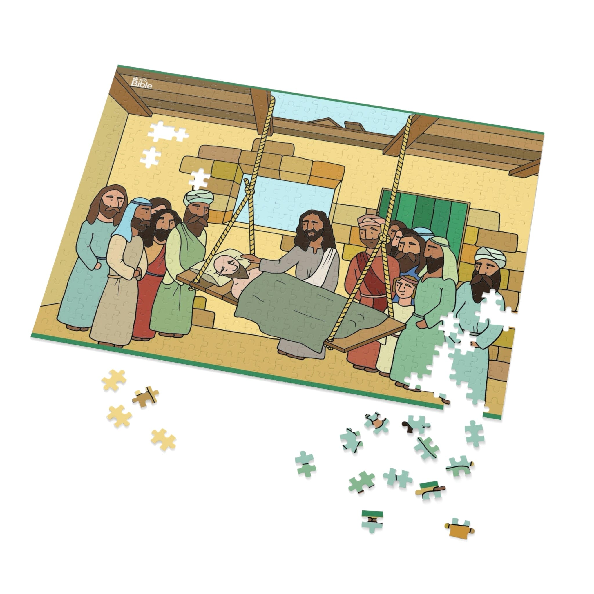 HelloBible Jesus Heals Jigsaw Puzzle (110, 252, 500 Piece)